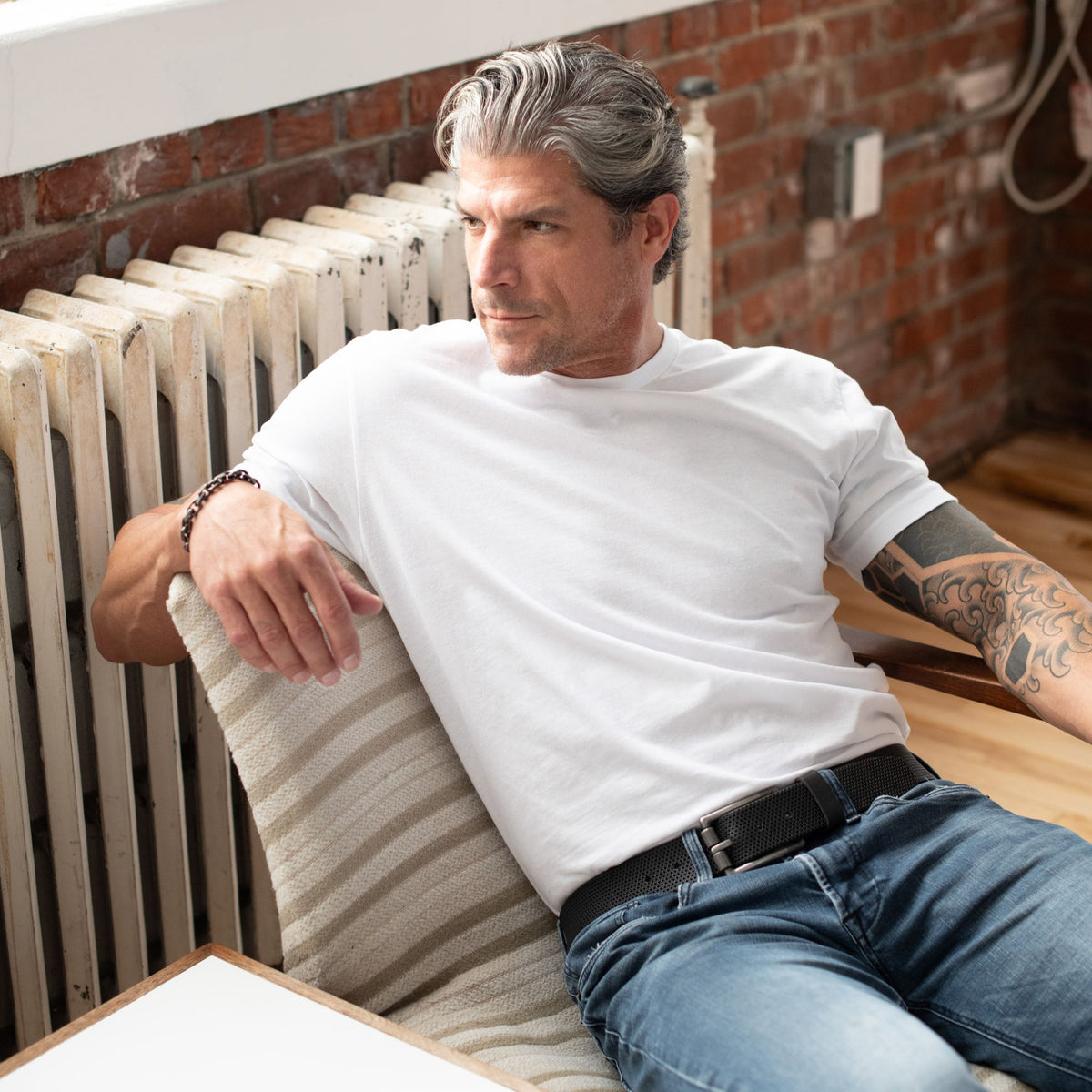 The Steampunk heavy-duty full-grain leather belt