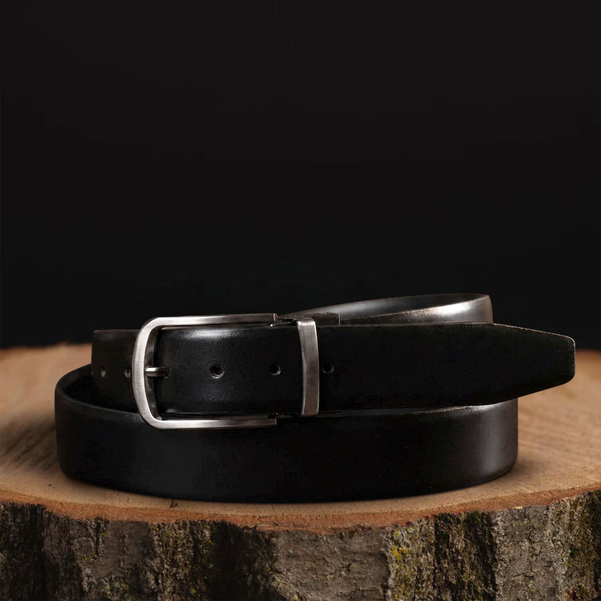 The Harvey Dent reversible leather belt