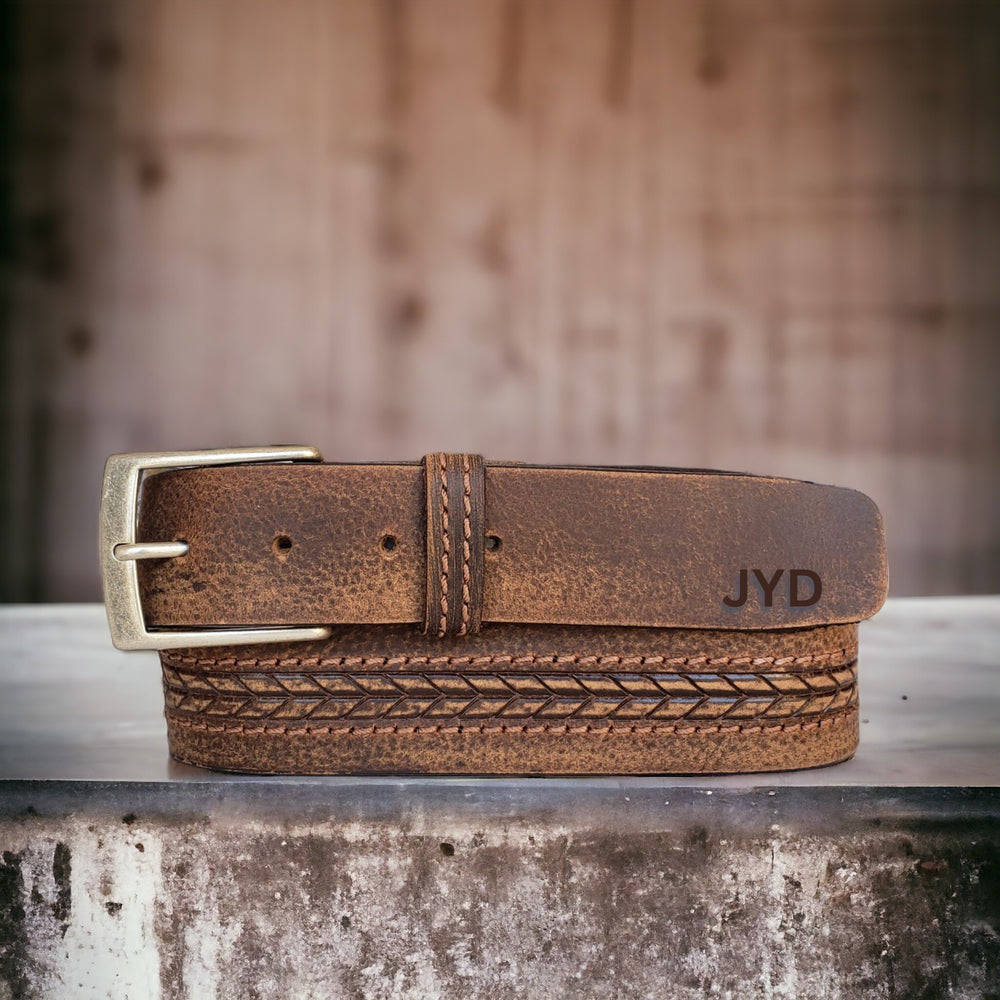 Men's Embossed Belts