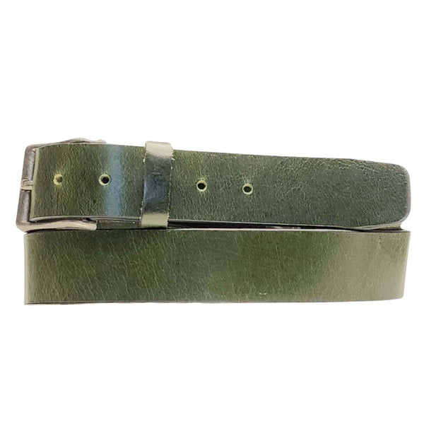 The Emerald Belt - Green 100% Full Grain Leather Belt