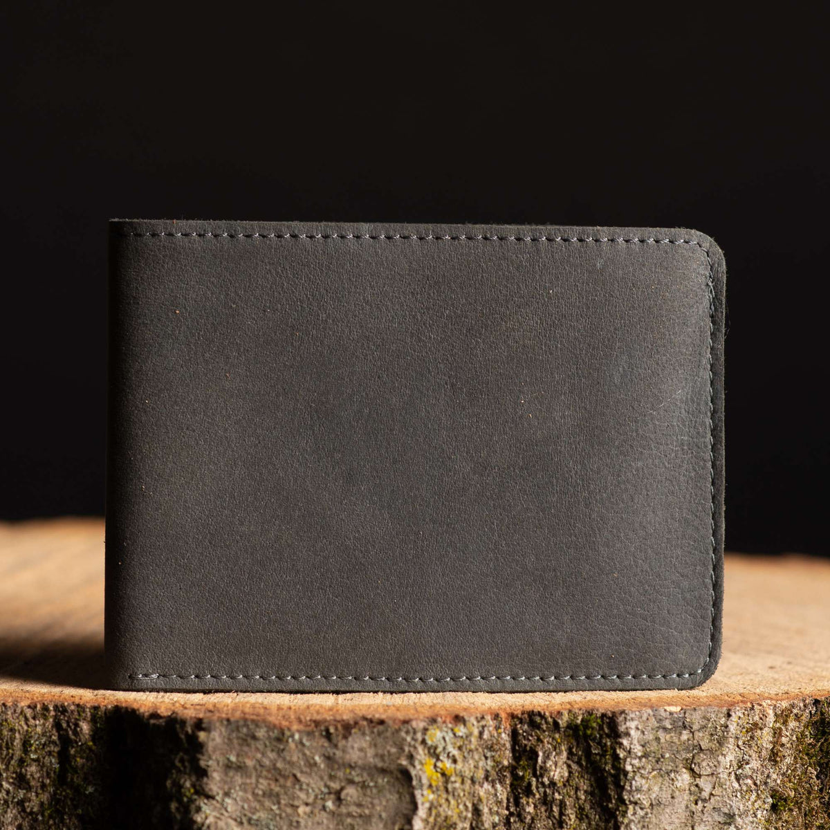 Flex full-grain distressed leather flexible wallet