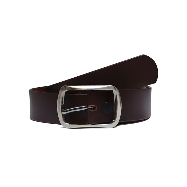 Women's Leather Bridle Wrap Belt in Brown