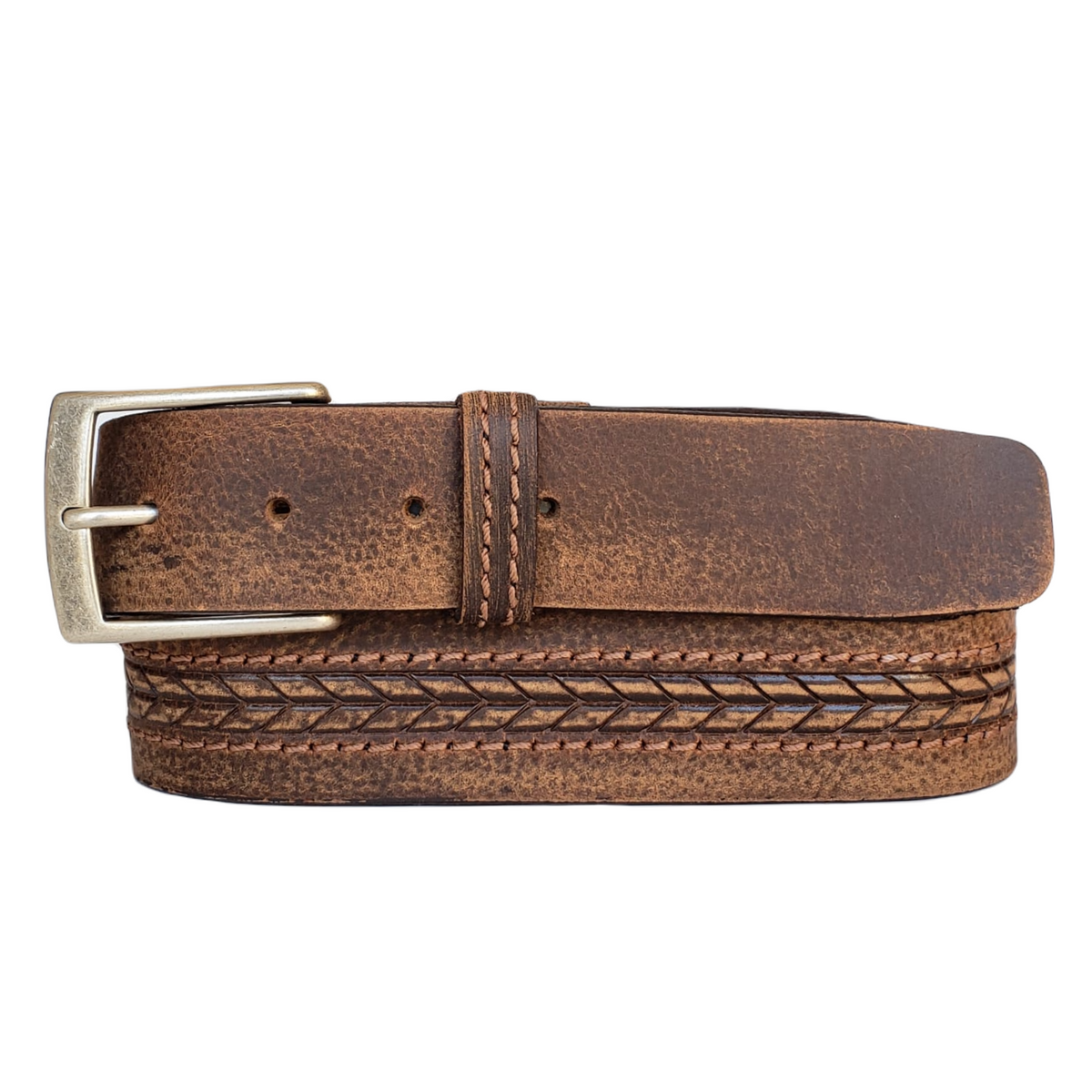 The Purpose Belts 2-piece leather belt gift set