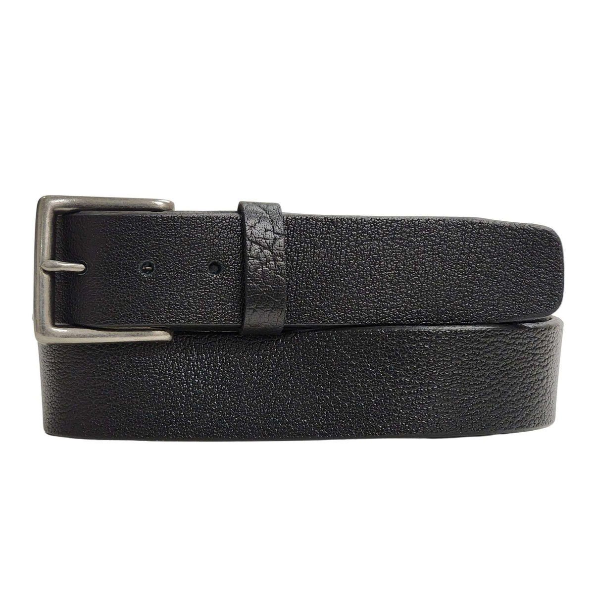 The Maverick extra thick pebble grain bison leather belt
