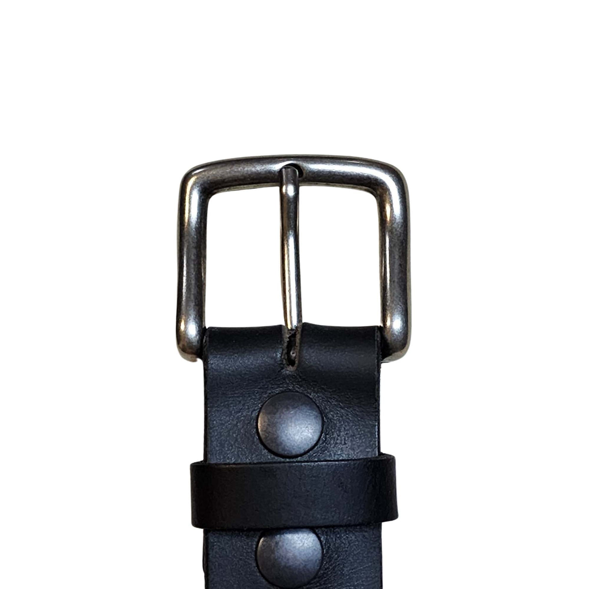 Zinc single prong belt buckle made in Italy, 40 mm