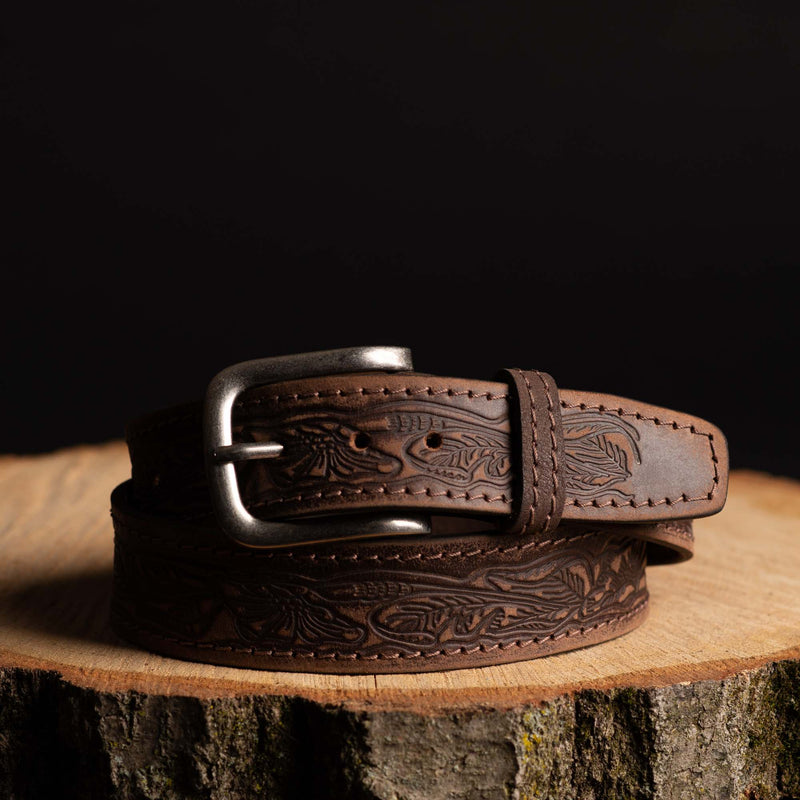 Brown Artistic 100% Full Grain Leather Belt