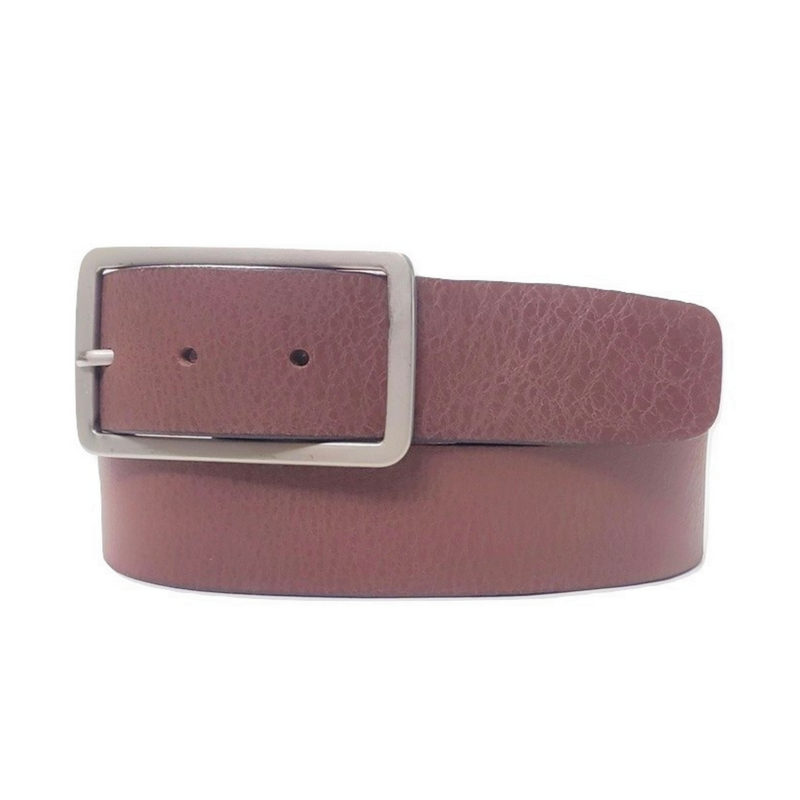 Women's Cognac Full Grain Leather Dress Belt with Buckle Women's Cognac Full Grain Leather Dress Belt with Buckle