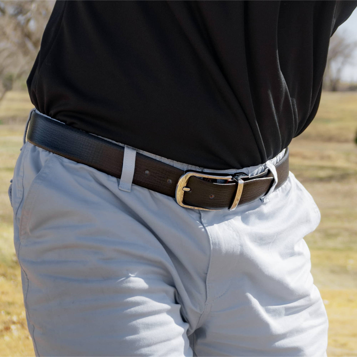 The Harvey Dent reversible leather belt